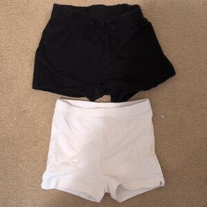 The Children's Place Black and White Kids Shorts